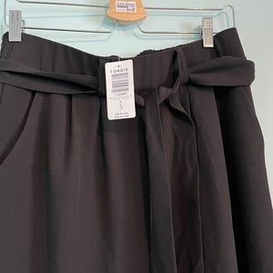 NWT Torrid wide leg trouser. Torrid size 0, L, 12